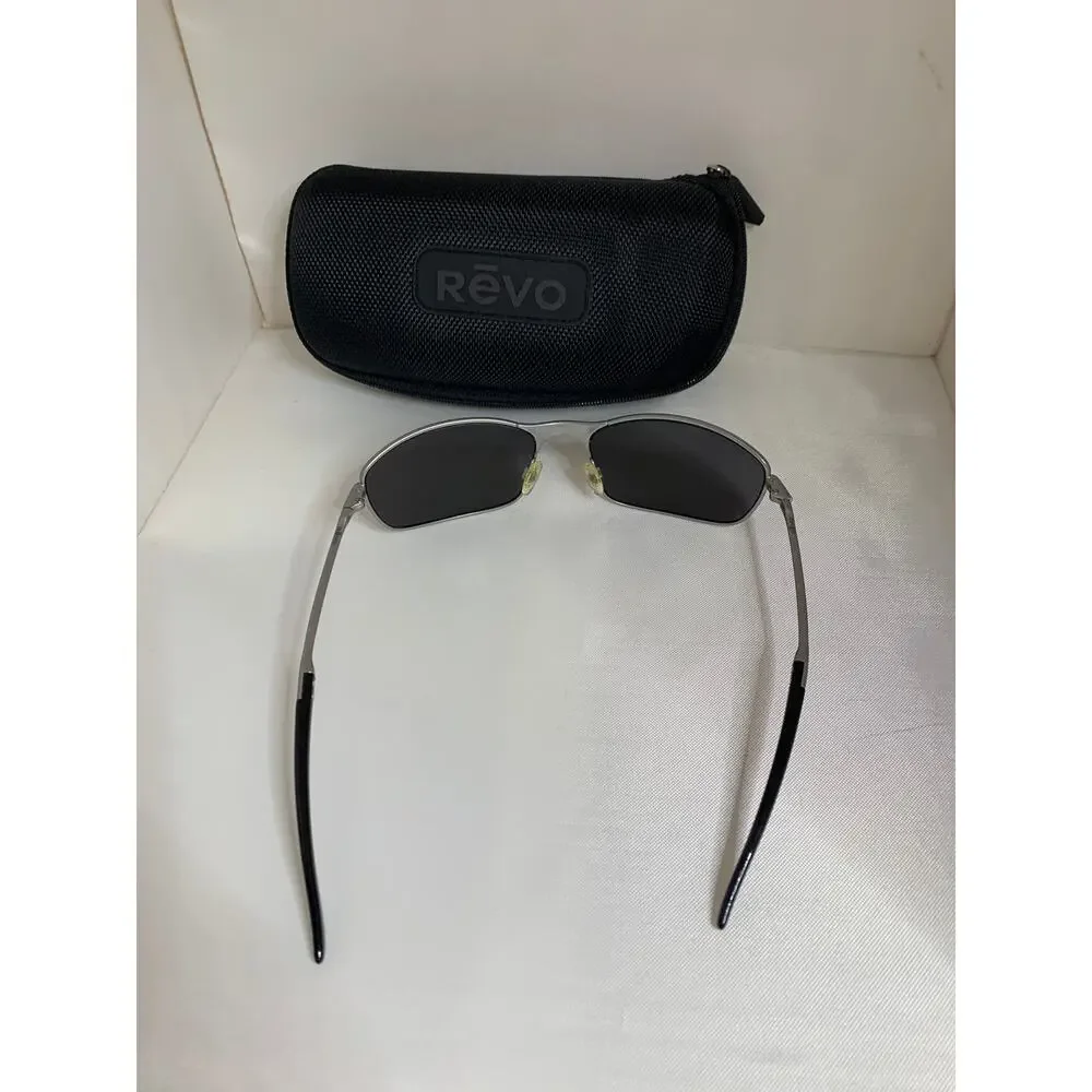 Revo Men's Descend Sunglasses with Dark Polarized Lens and Hard Case